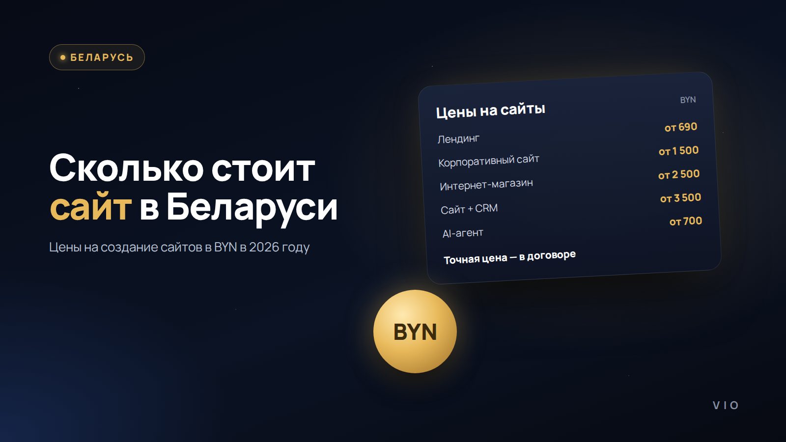 Сколько стоит создание сайта в Беларуси — цены в BYN